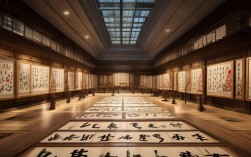 扶贫书法作品展，扶贫书法作品展示