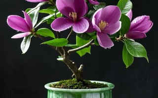 代表美好寓意的花盆栽