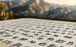 山行行书书法作品欣赏