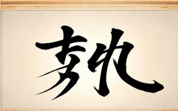 书法作品艳字写法