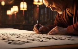 灯照法师书法作品