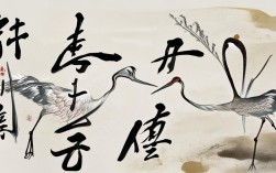 书法作品 鹤舞，书法作品鹤舞