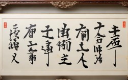 书法作品怎么装饰，书法作品怎么装饰好看