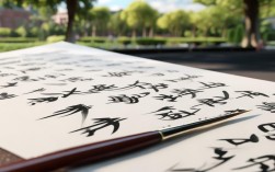 关于校园的书法作品，关于校园的书法作品毛笔