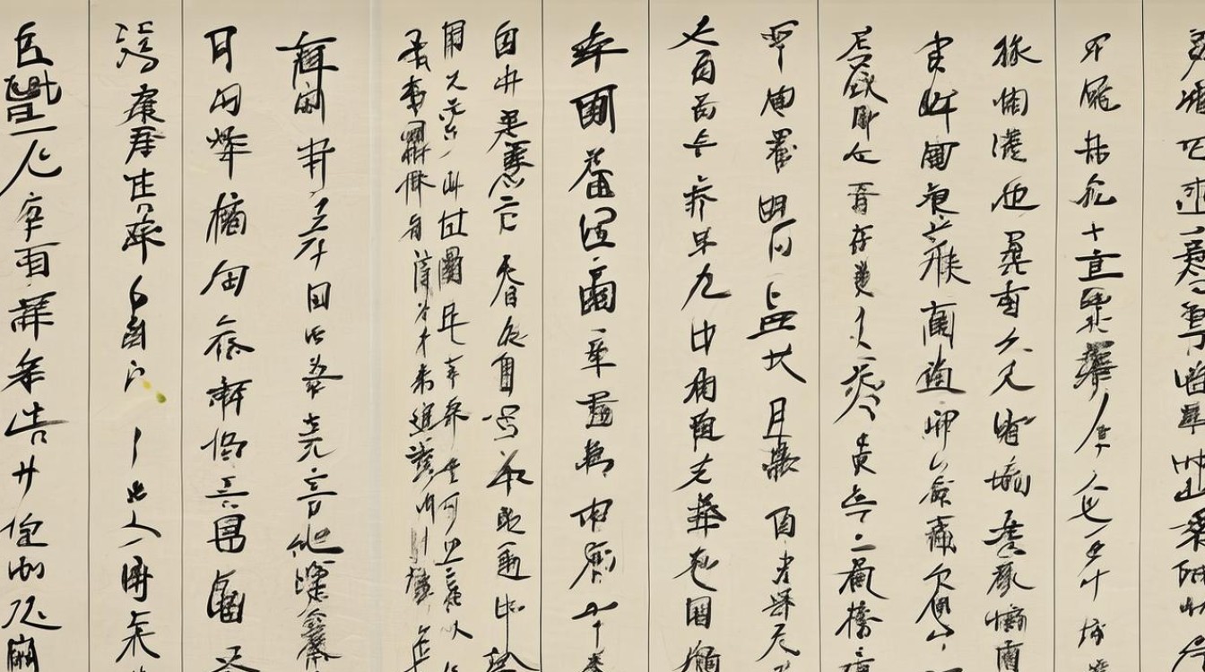 竖条幅书法作品图片，竖条书法图片欣赏
