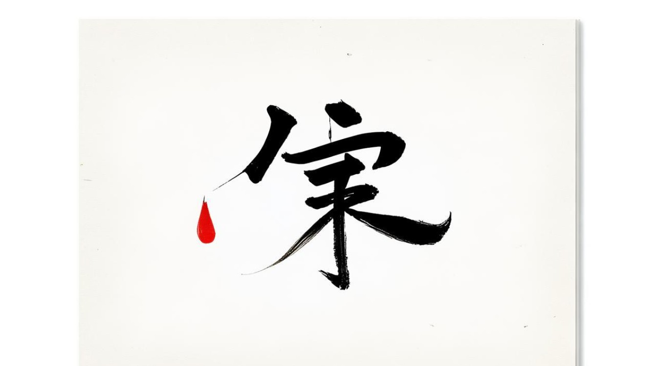 泪字行书书法作品，泪字行书书法作品图片
