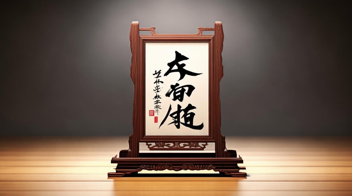 书法作品的托，书法作品的托字怎么写