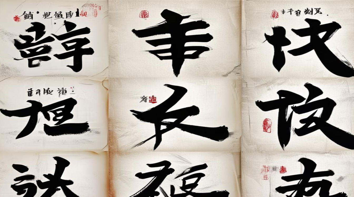 和字各种字体书法作品，和字的各种书法字体