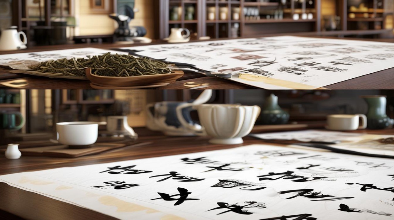 茶书法作品，茶书法作品图片大全