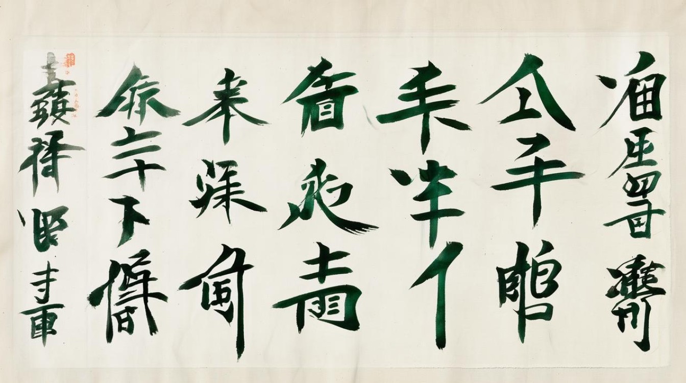 松石 书法作品，松石书法作品