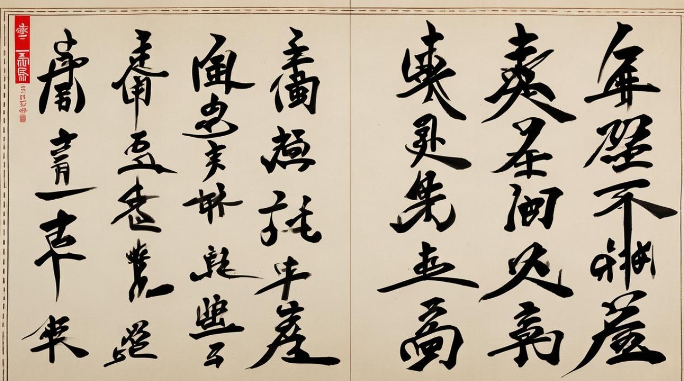 四尺横幅书法作品，四尺横批书法作品