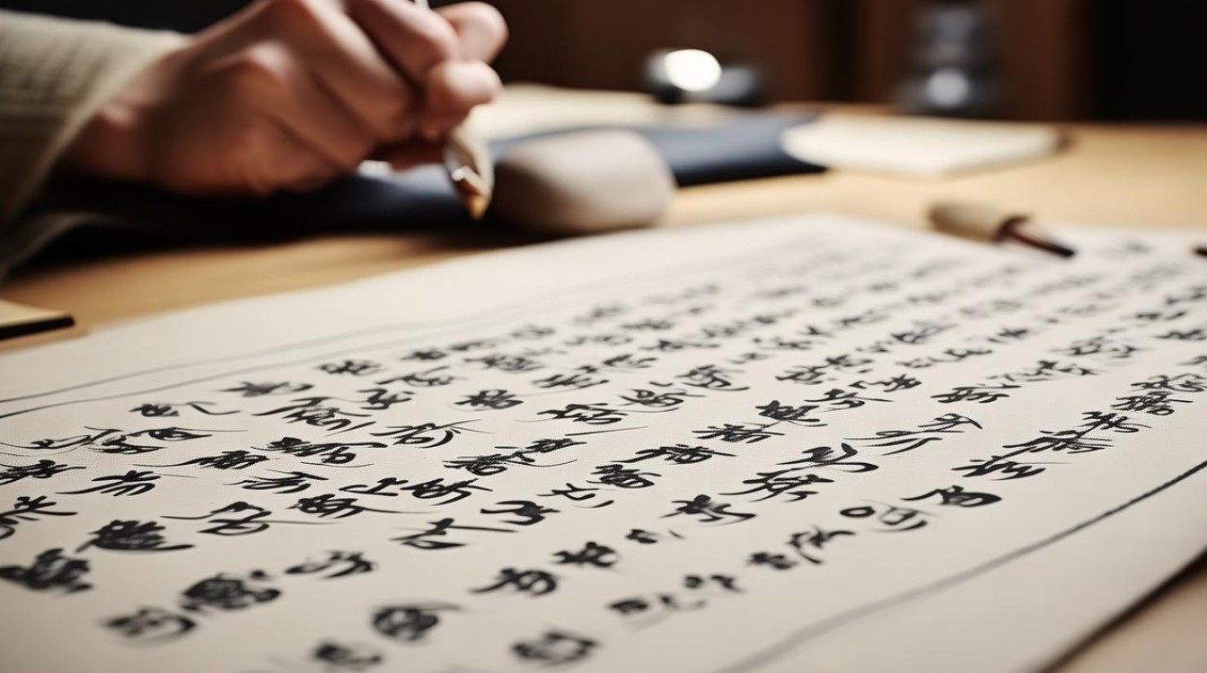 书法作品他作，书法作品他作文怎么写