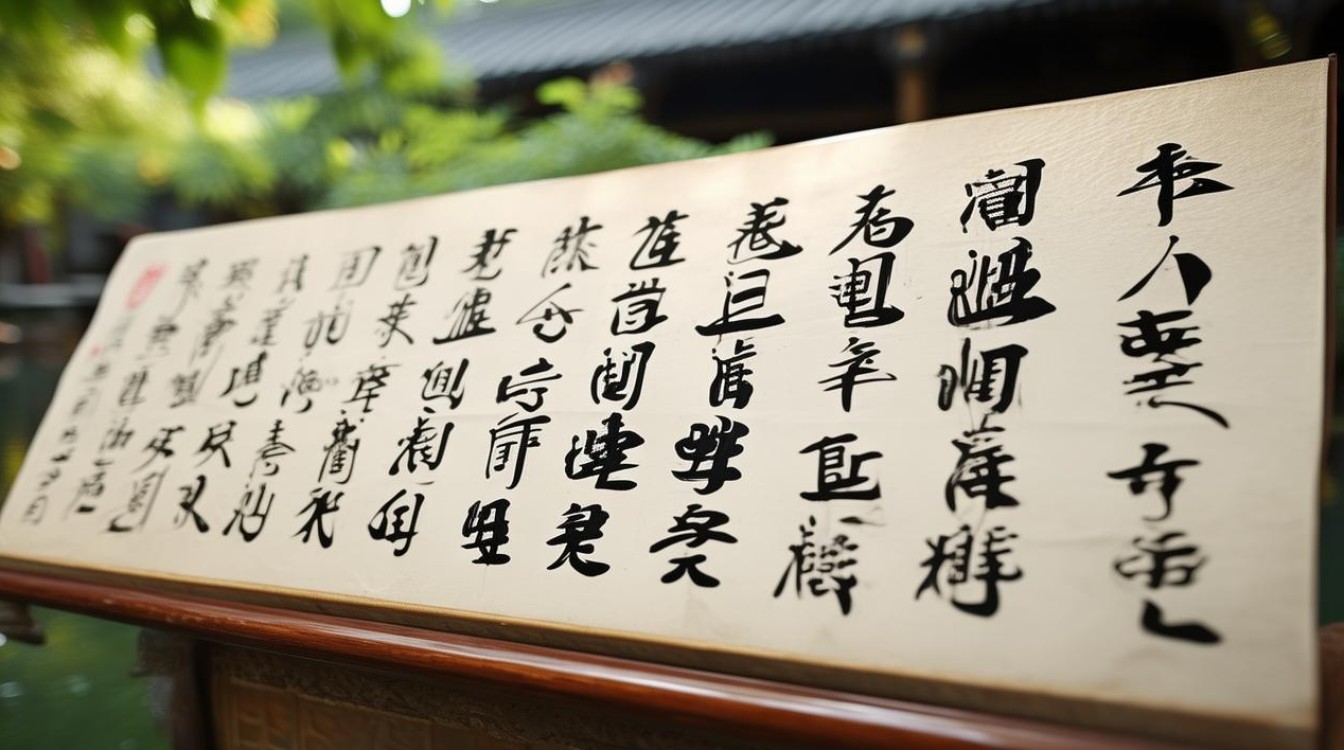 虎丘书法作品，虎丘书法作品图片