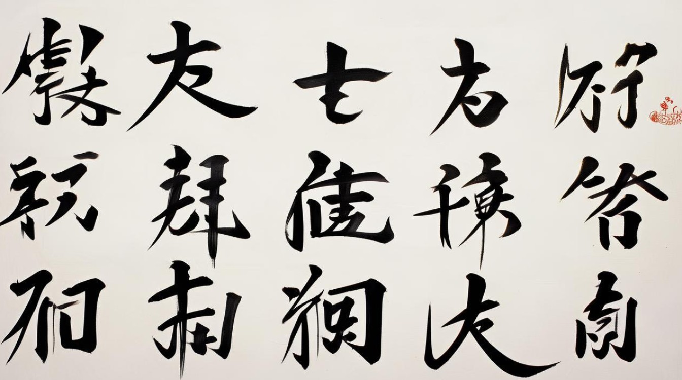 魄的毛笔书法作品，魄的毛笔字
