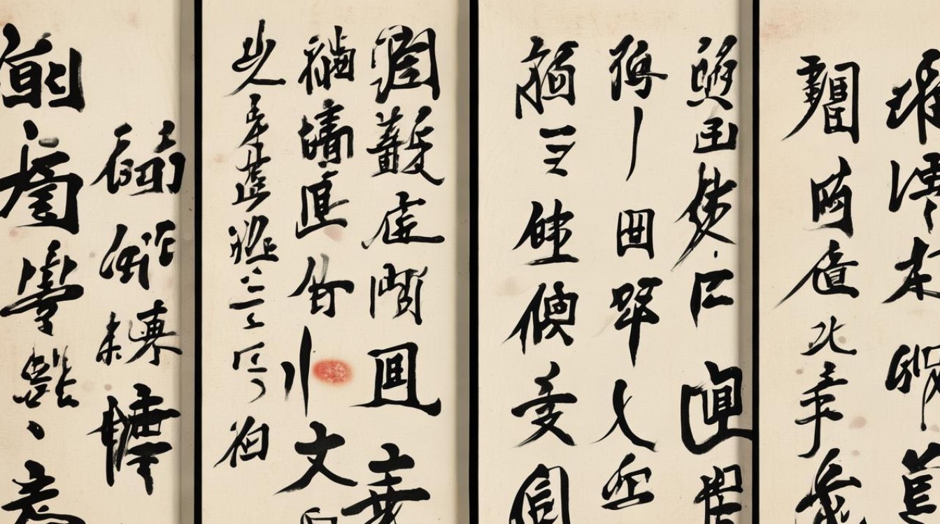 四屏书法作品图片，四屏书法作品图片大全