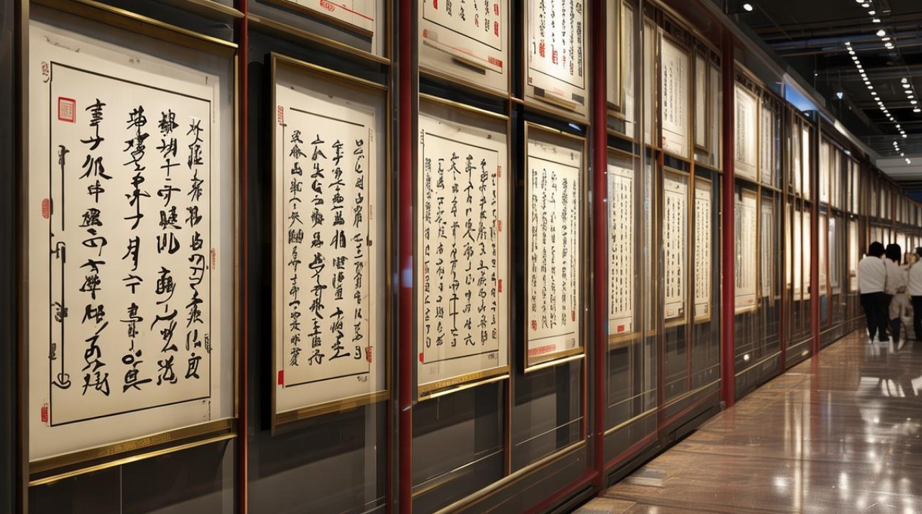 古诗书法作品展，古诗书法作品展示