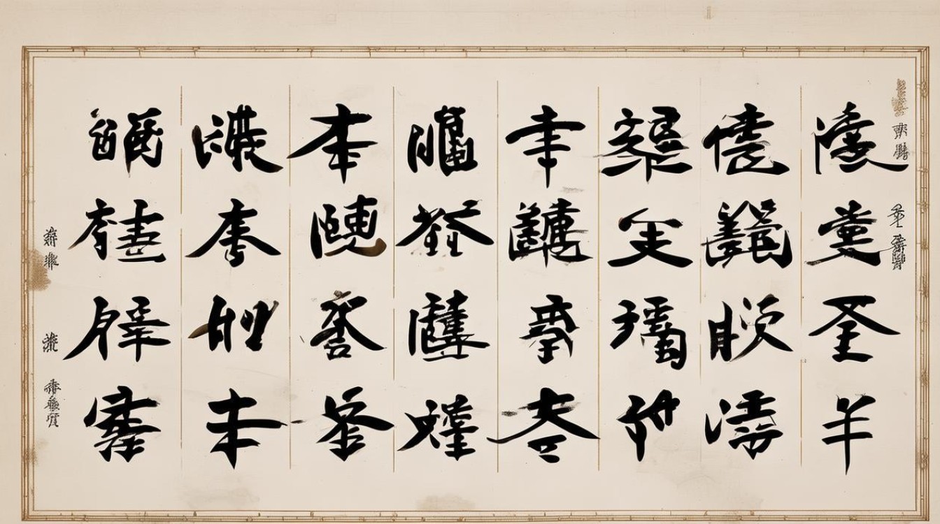 丛字书法作品，丛字书法作品图片