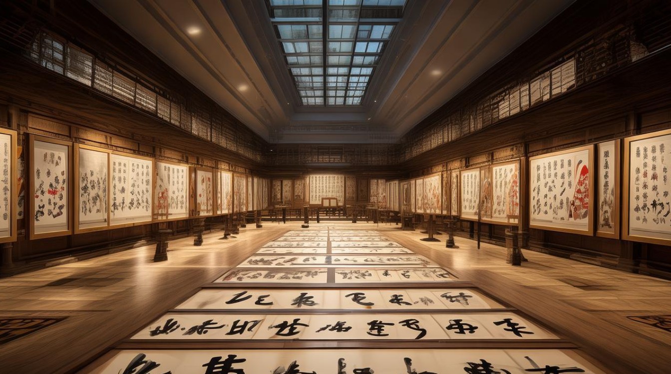 扶贫书法作品展，扶贫书法作品展示