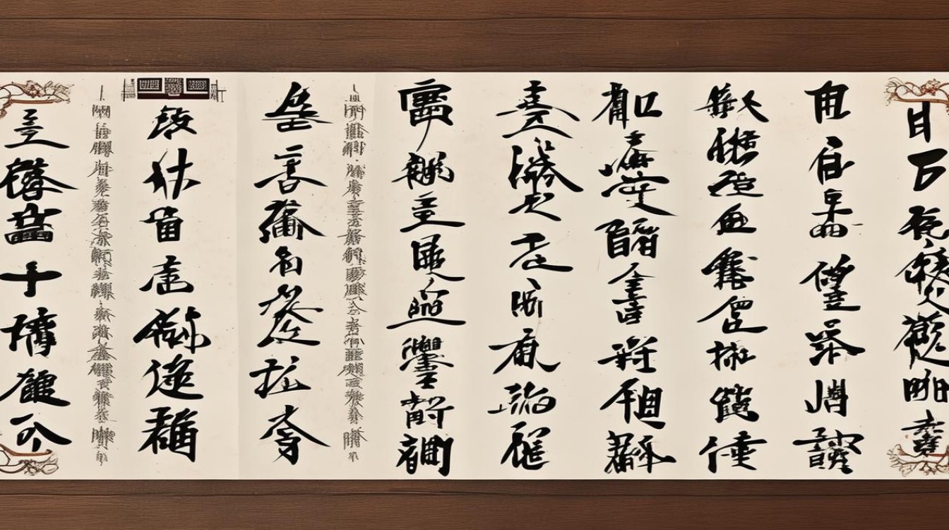 语文书法作品，语文书法作品模板