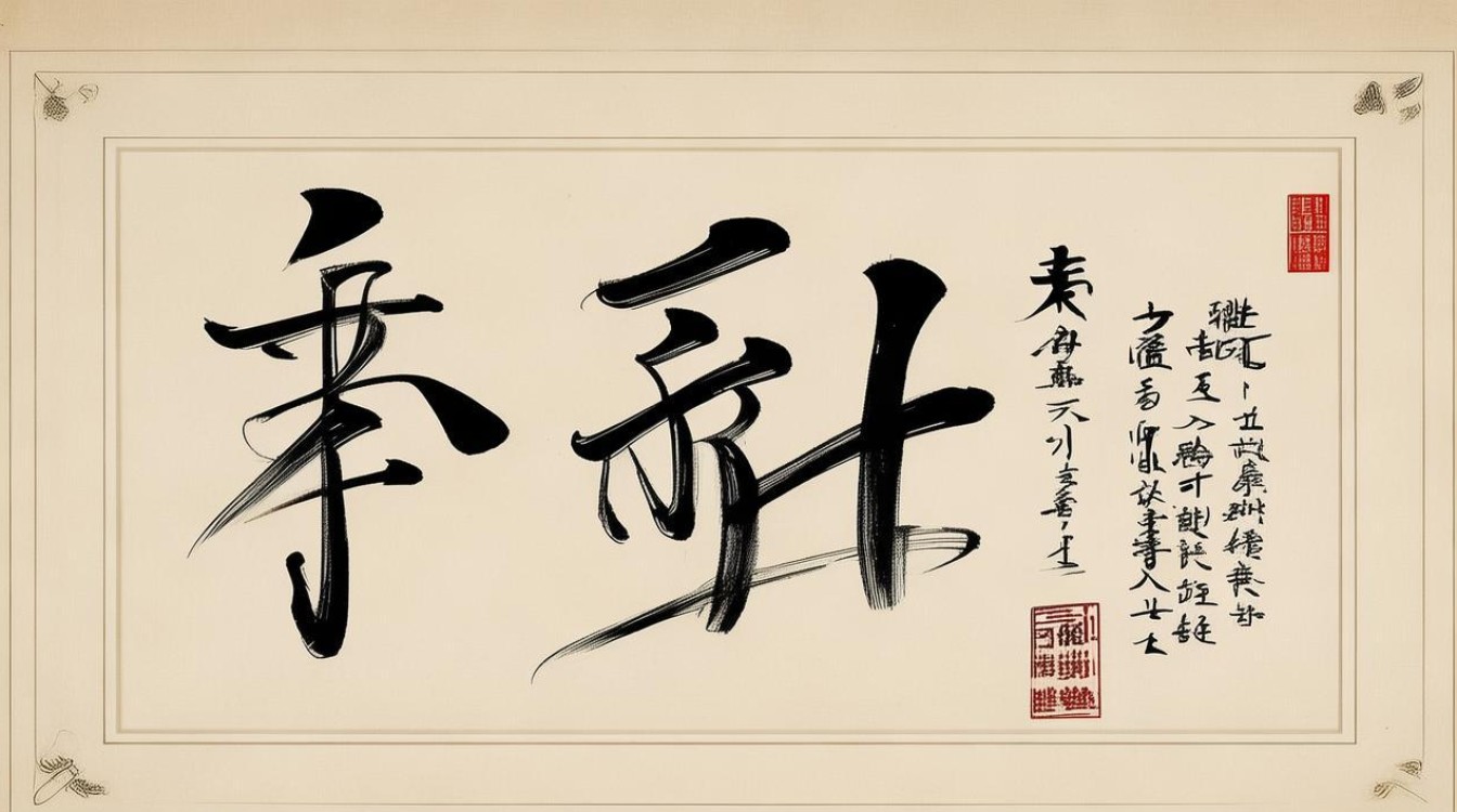 始的书法作品，始字的书法