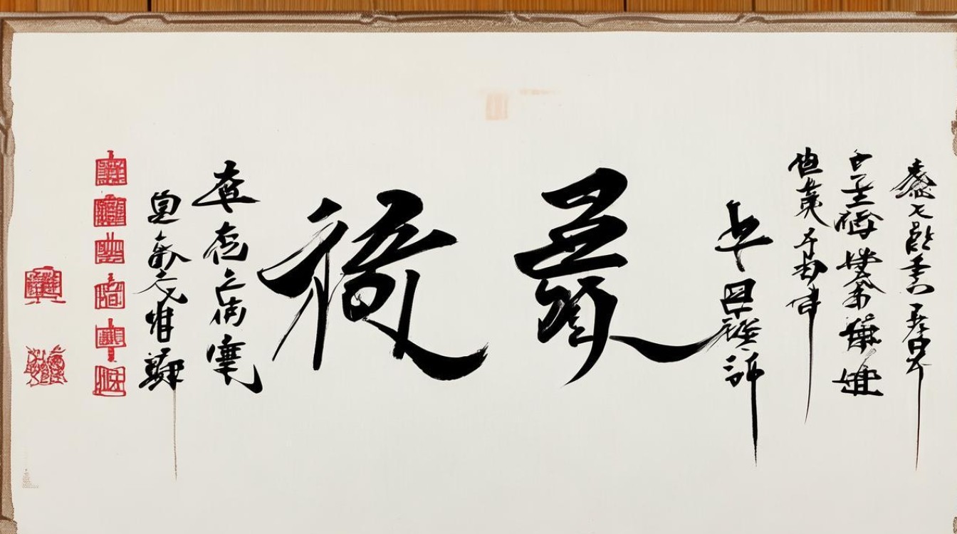 书法作品福字写法