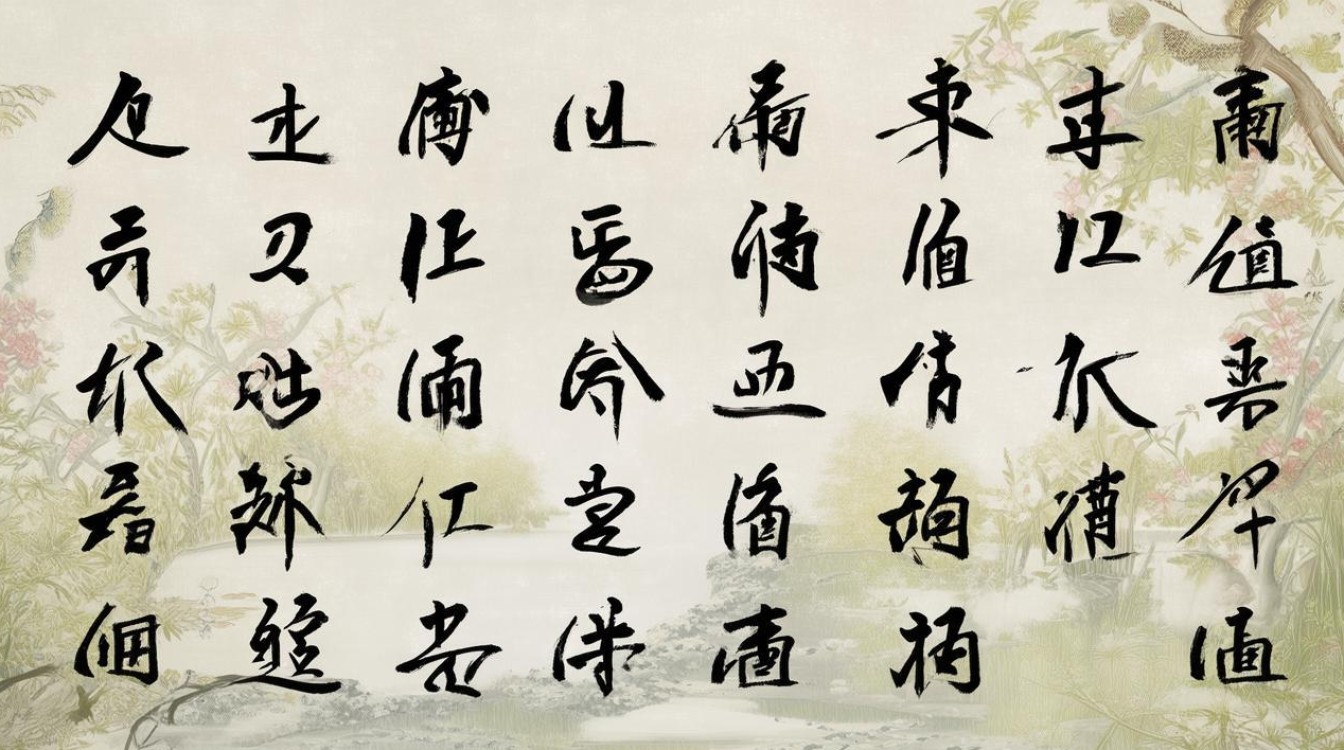 软笔书法作品写什么