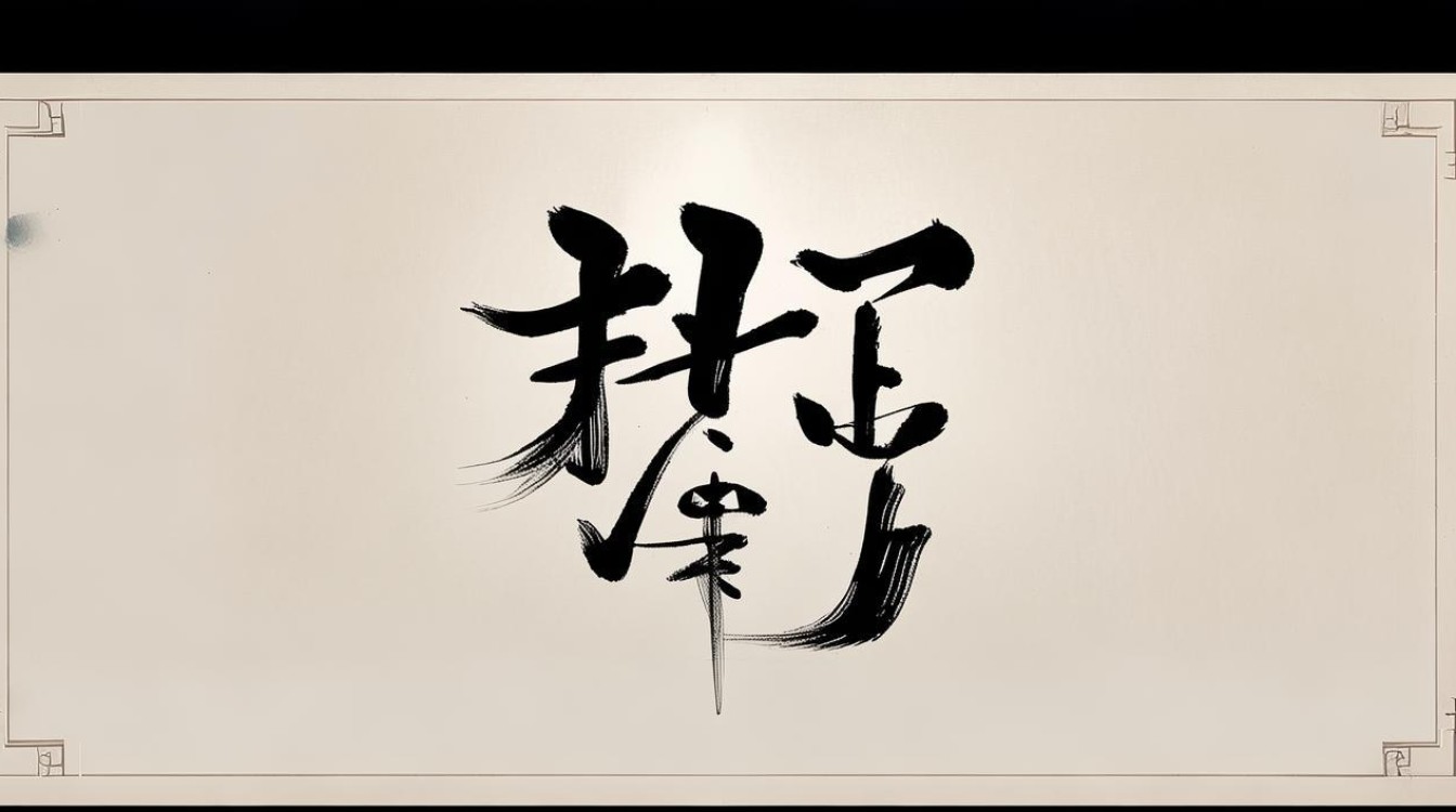 为字字体书法作品