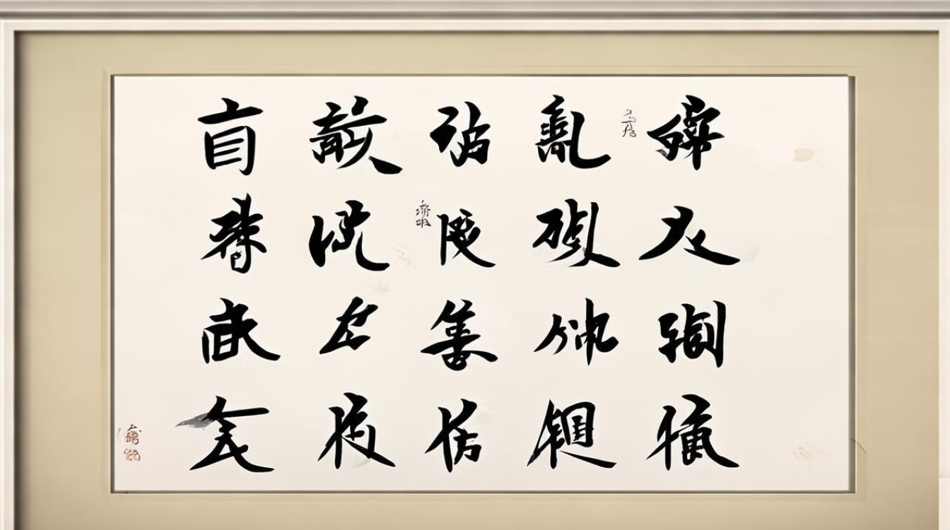 适合学校书法作品