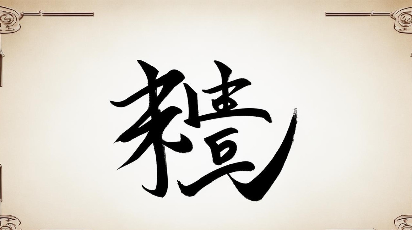 道字的楷书书法作品