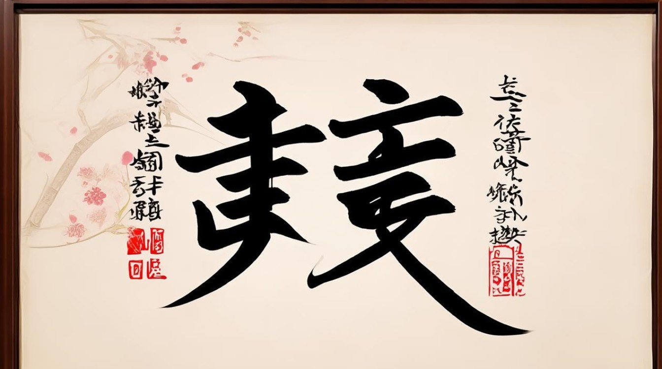 贤字书法作品