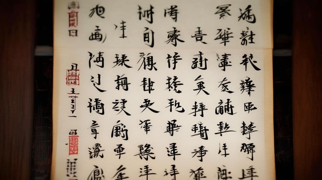 书法作品16字对联