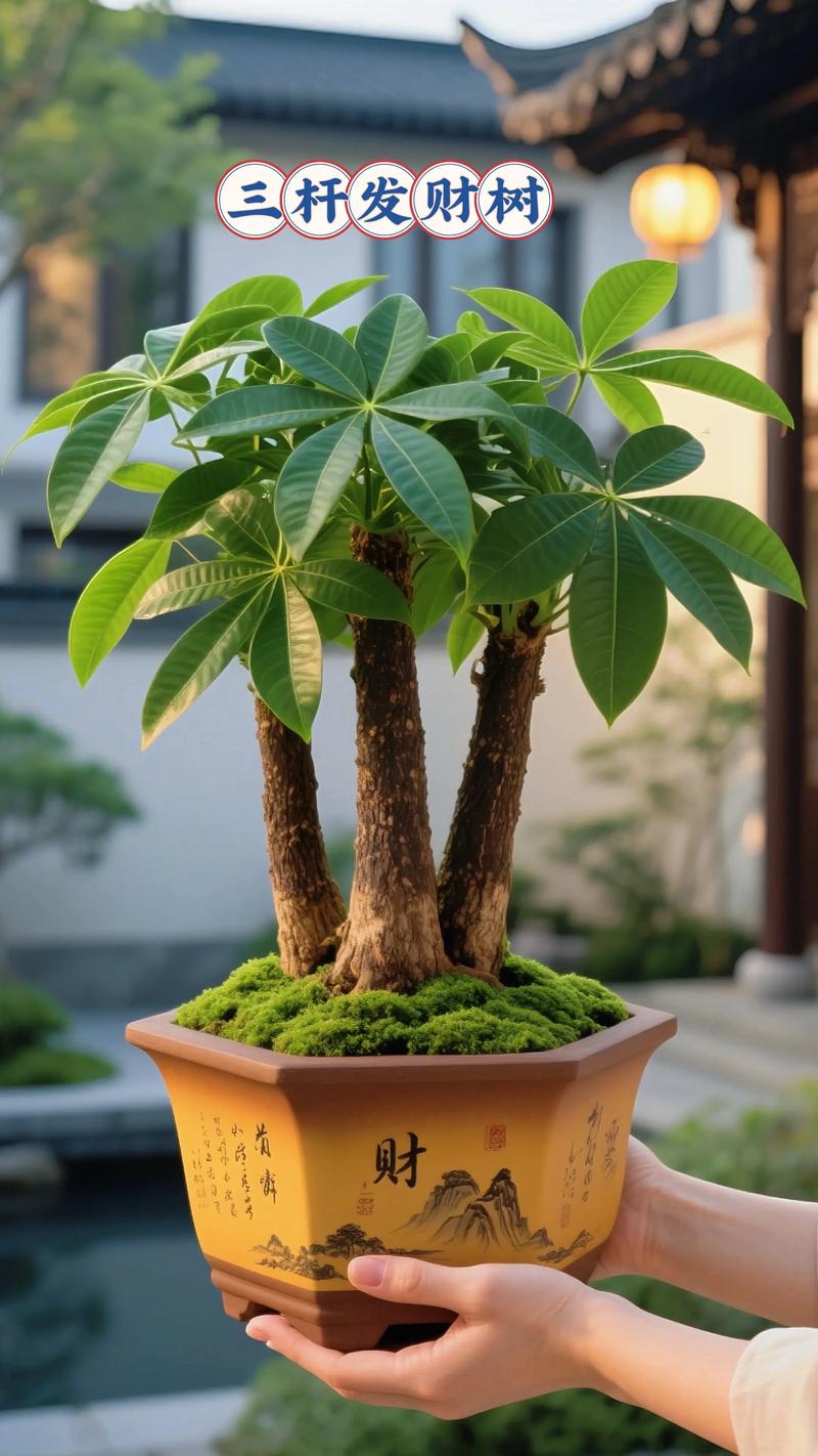 发财树盆景哪种盆栽最养眼？-第3张图片-吾爱花网