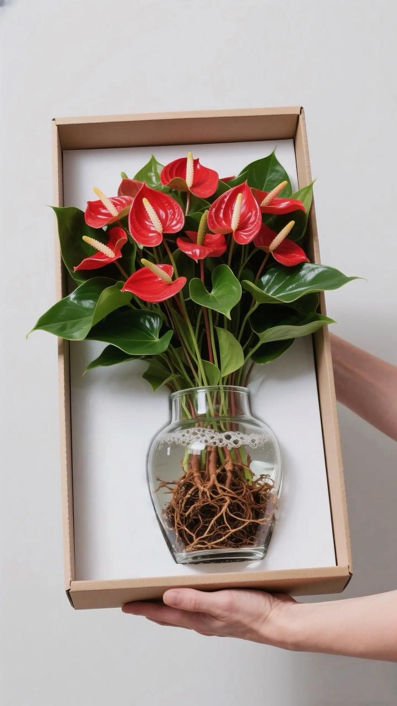 水培红掌到手后怎么养护？-第3张图片-吾爱花网