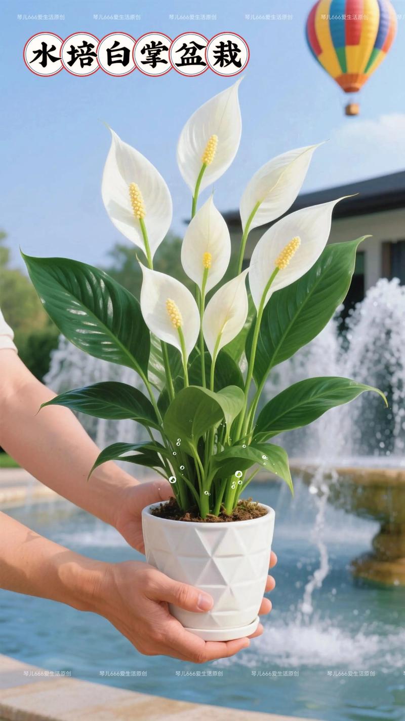 水培白掌叶子多花少怎么办?-第2张图片-吾爱花网 水培白掌叶子多花少怎么办?-第2张图片-吾爱花网