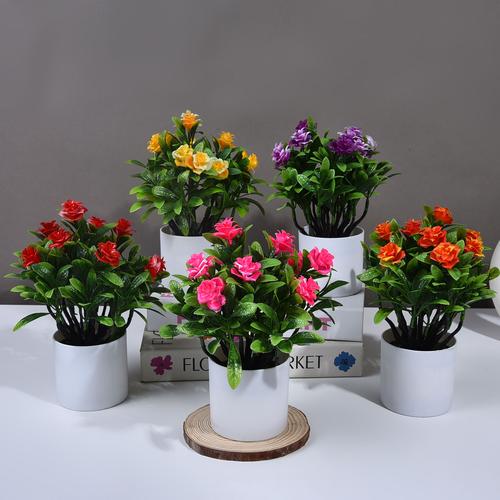 假玫瑰花盆栽图片有哪些?-第1张图片-吾爱花网 假玫瑰花盆栽图片有哪些?-第1张图片-吾爱花网