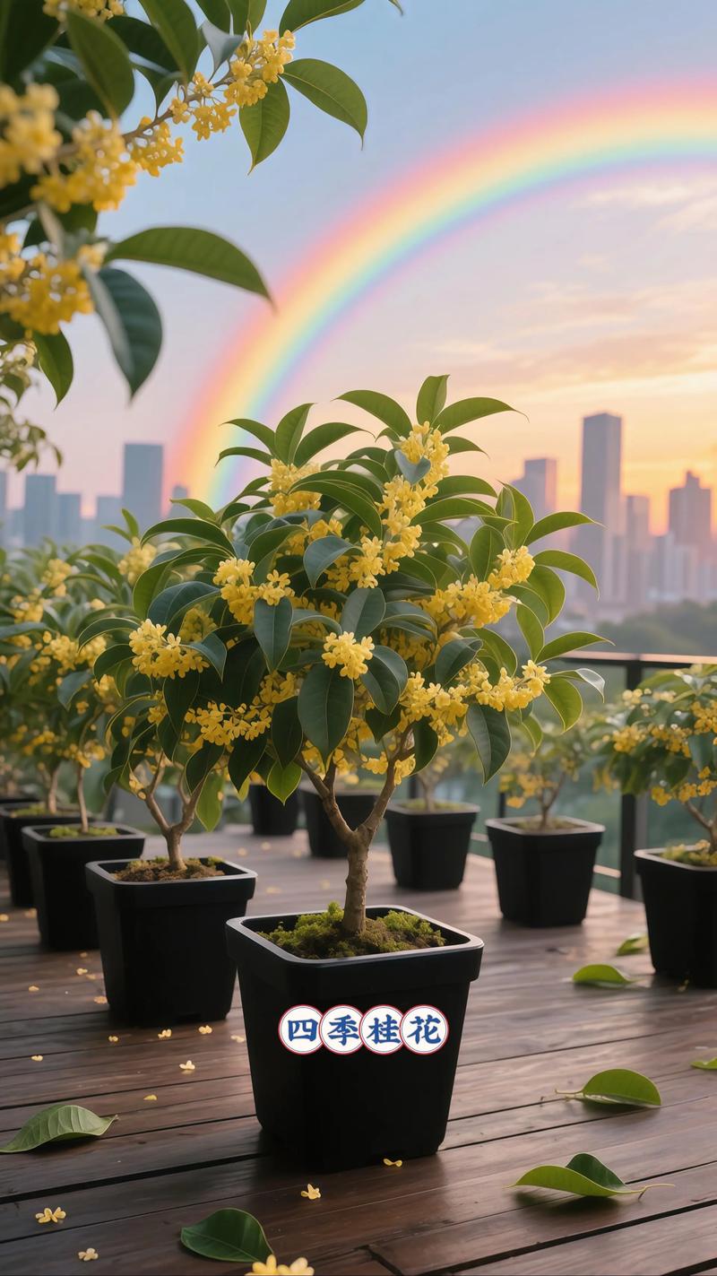 盆栽桂花大全图片大全-第3张图片-吾爱花网