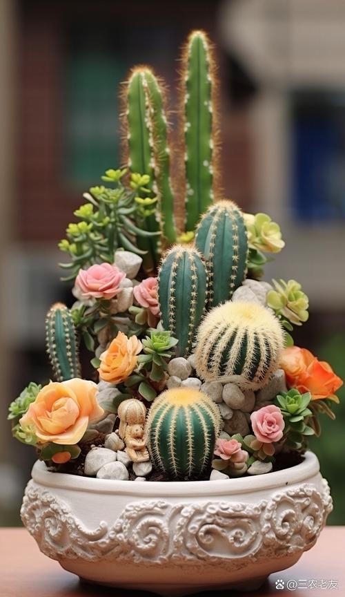 仙人球盆栽图片有哪些品种？-第1张图片-吾爱花网