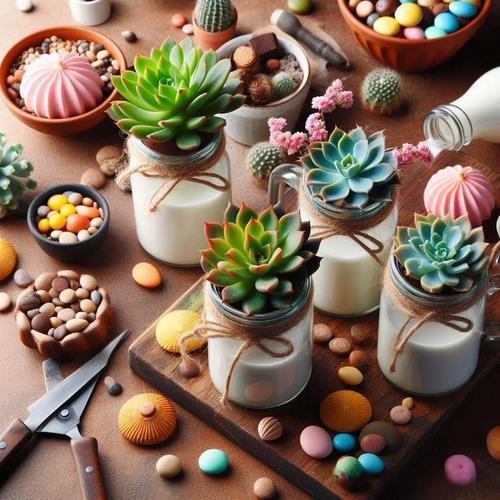 国外多肉创意造型组合-第2张图片-吾爱花网