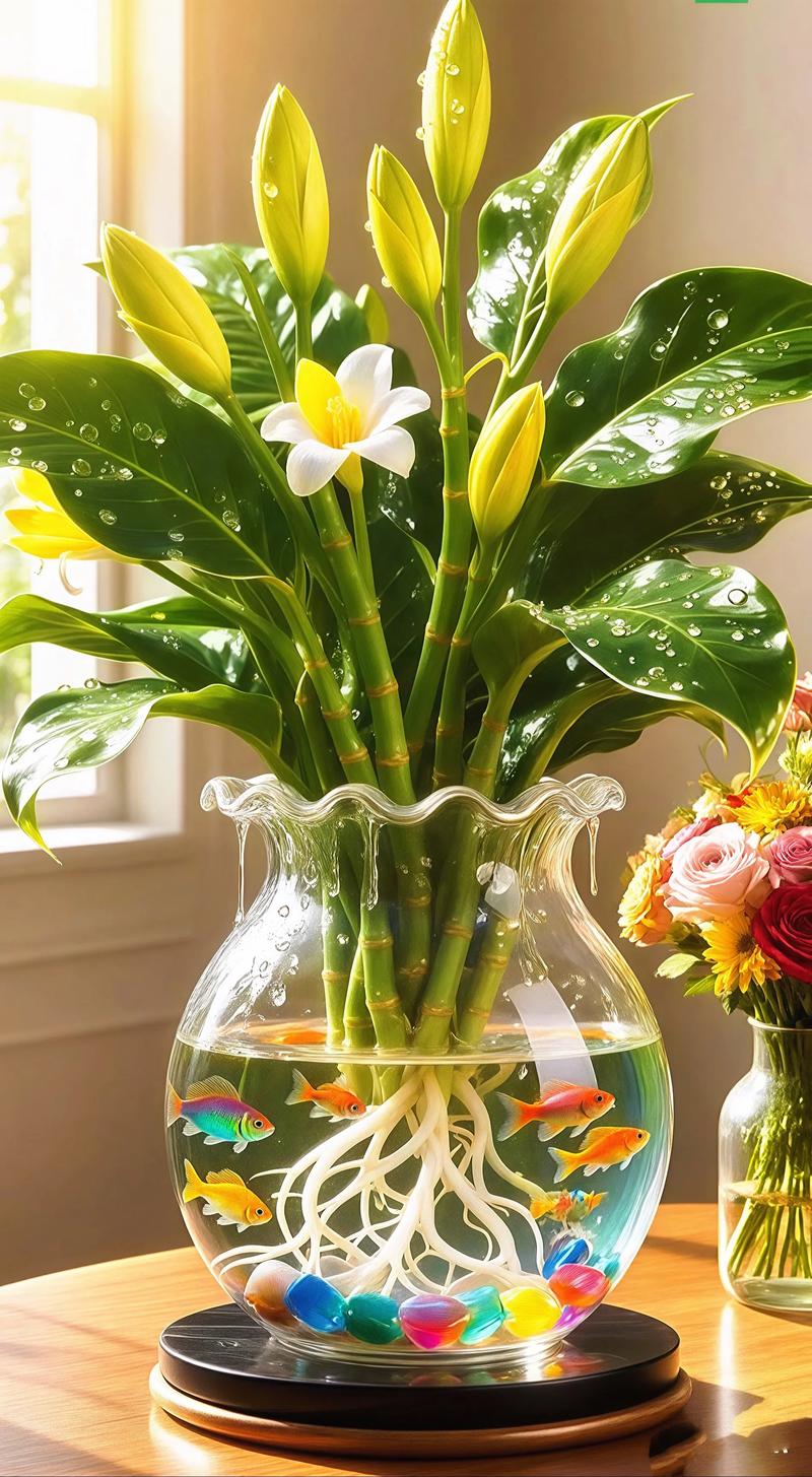 周公解梦，梦见水培植物预示什么？-第2张图片-吾爱花网