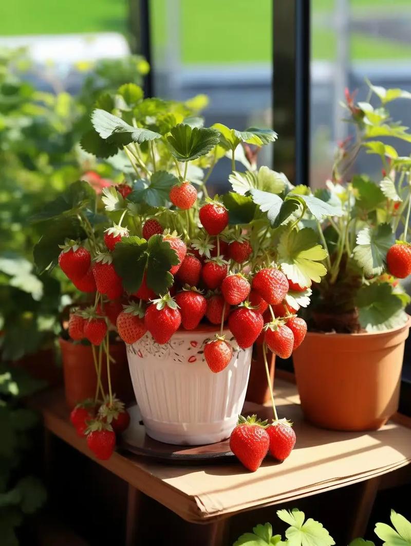 草莓盆栽什么品种最合适？-第1张图片-吾爱花网